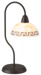 02148/31 Brilliant Настольная лампа Murcia, 1 плафон, латунь, белый