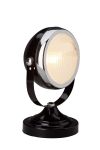 04347/06 Brilliant Настольная лампа Rider, 1 плафон, черный, прозрачный с хромом 