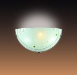045-Sonex Светильник настенный Storza Ambra, 1 лампа, хром, белый, янтарный с прозрачным