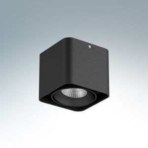 052117 Lightstar Светильник накладной поворотный светодиодный Monocco, 1 плафон, черный