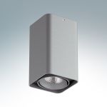 052139-Lightstar Светильник накладной поворотный светодиодный Monocco, 1 плафон, серый