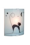 05910/75 Brilliant Светильник настенный Cat, 1 плафон, хром, белый с черным