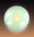 146-Sonex Светильник настенно-потолочный Storza White, 1 лампа, хром, белый, прозрачный