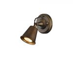 1582-1W Favourite Спот Glocke, 1 лампа, бронза с черным и коричневым
