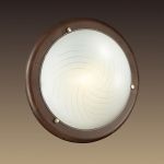 158-Sonex Настенно-потолочный светильник Vira, 1 лампа, бронза, венге