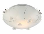40414-1 Globo Светильник потолочный Alivia, 1 плафон, хром, белый