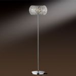 1606/6F Odeon Light Торшер из хрусталя серия Crista, 6 ламп, хром
