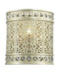 1627-1W Favourite Настенный светильник Karma, 1 лампа, золото с белым и прозрачным