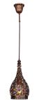 1668-1P Favourite Подвесной светильник Latifa, 1 лампа, металл, цветной хрусталь