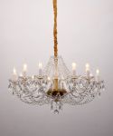 1736-12P-Favourite Люстра Simone, 12 ламп, металл, хрусталь, стекло 