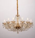 1738-12P-Favourite Люстра Brendy, 12 ламп, хрусталь цвета шампань с золотым оттенком 