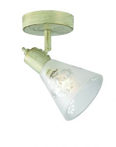 1794-1W-Favourite Спот Gumbata, 1 лампа, белый матовый, прозрачный