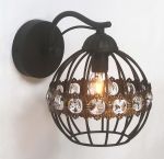 1801-1W-Favourite Бра Glob, 1 лампа, черный с золочением