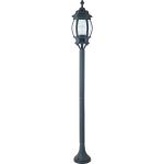 1806-1F-Favourite Уличный наземный светильник Paris, 1 лампа, черный с зеленой патиной   