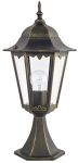 1808-1T-Favourite Уличный наземный светильник London, 1 лампа, черный с золотой патиной