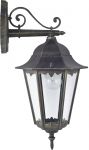 1809-1W-Favourite Уличный настенный светильник London, 1 лампа, черный с золотой патиной