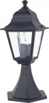 1812-1T-Favourite Уличный наземный светильник Leon, 1 лампа, прозрачный, черный