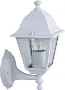 1814-1W-Favourite Уличный настенный светильник Leon, 1 лампа, прозрачный, белый