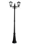 1817-2F-Favourite Уличный наземный светильник Colosso, 2 лампы, черный матовый 