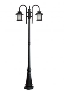 1820-2F Уличный наземный светильник Provinz, 2 лампы, металл, стекло