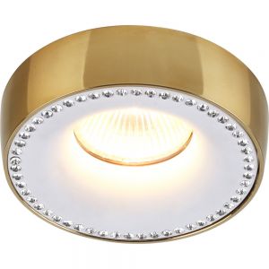 1828/01 PL-1 Divinare Врезной светильник Ivetta, 1 лампа, золото 