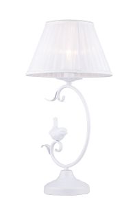 1836-1T-Настольная лампа Cardellino, 1 лампа, декоративные птицы из белого гипса