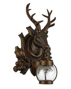 1847-1W-Favourite Уличный настенный светильник Hunt, 1 лампа, металл, стекло