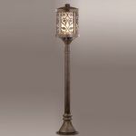 2286/1A Odeon Light Светильник уличный, столб Kordi, 1 лампа, коричневый, белый 