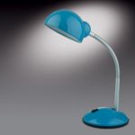 2082/1T Odeon Light Настольная лампа Kiva, 1 лампа, хром, синий