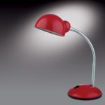 2081/1T Odeon Light Настольная лампа Kiva, 1 лампа, хром, красный