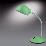 2083/1T Odeon Light Настольная лампа Kiva, 1 лампа, хром, зелёный