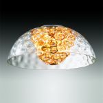 2608/4C Odeon Light Люстра потолочная Malinesa Gold, 4 лампы, хром, хрусталь 