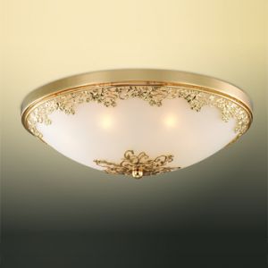 2676/7C Odeon Light Потолочный светильник ALESIA, 7 ламп, белый, золото