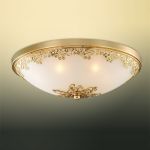 2676/7C Odeon Light Потолочный светильник ALESIA, 7 ламп, белый, золото
