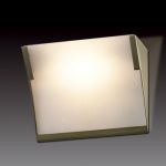 2021/1W Odeon Light Бра Anel, 1 лампа, бронза, белое матовое стекло