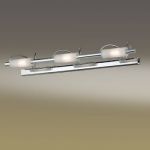2034/3W Odeon Light Подсветка для картин Wiron, 3 лампы, хром, белое матовое стекло