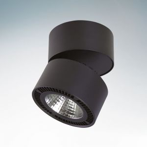 214817 Lightstar Светильник накладной светодиодный поворотный Forte, 1 лампа, черный, нейтральный (4000K)