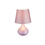 21652-Globo Настольная лампа Freedom, 1 лампа, металл, керамика, ткань, пластик