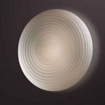 2178/1C Odeon Light Настенно-потолочный светильник для ванной комнаты Clod, 1 лампа, хром, белое матовое стекло