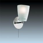 2284/1W Odeon Light Бра Yami, 1 лампа, никель, белый, венге