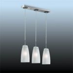 2284/3 Odeon Light Потолочный светильник Yami, 3 лампы, никель, белый, венге