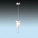 2509/1 Odeon Light Подвесной светильник Eridan, 1 лампа, белый, хром
