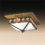 2544/2 Odeon Light Потолочный светильник Morne, 2 лампы, бронзовый, белый матовый  