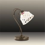 2560/1T Odeon Light Настольная лампа Vela 2, 1 лампа, керамика, белый