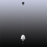 2570/1 Odeon Light Подвесной светильник Leman, 1 лампа, белый, хром