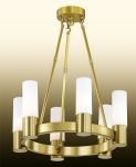 2719/6 Odeon light Подвесная люстра Lorita, 6 ламп, золото, белый