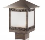 2644/1В Odeon Light Светильник уличный столб Novara, 1 лампа, коричневый, белый
