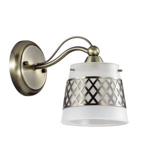 3050/1W-Lumion Бра Castella, 1 лампа, стекло с металлическим декором