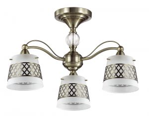 3050/3C-LumionЛюстра Castella, 3 лампы, стекло с металлическим декором