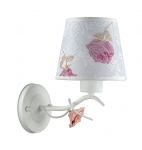 3091/1W-Lumion Бра Rosali, 1 лампа, белый, розовый 